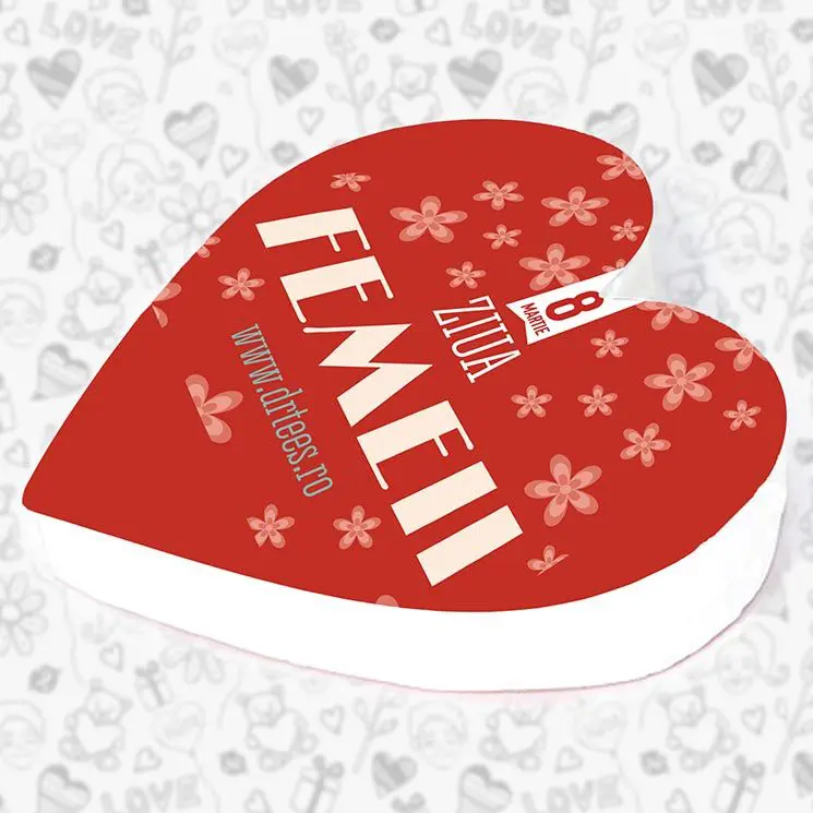 Tricouri comprimate in forma de inima