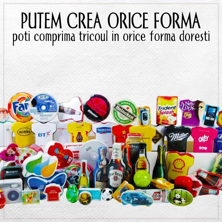 Tricouri comprimate in orice forma